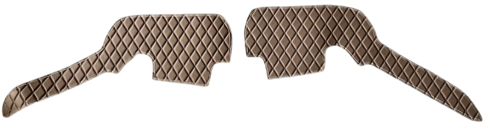 ยางปูพื้นรถยนต์ TOYOTA AVANZA 2019 ลายไดมอนด์ สีครีม เต็มคัน (พร้อมส่ง)