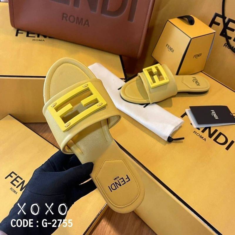 Fendi Sandals แตะฉลุโลโก้ งานชนช้อป งานจริงสวยมาก แอดมินบอกเลยต้องมี แมทส์ชุดง่าย น้ำกนักเบา