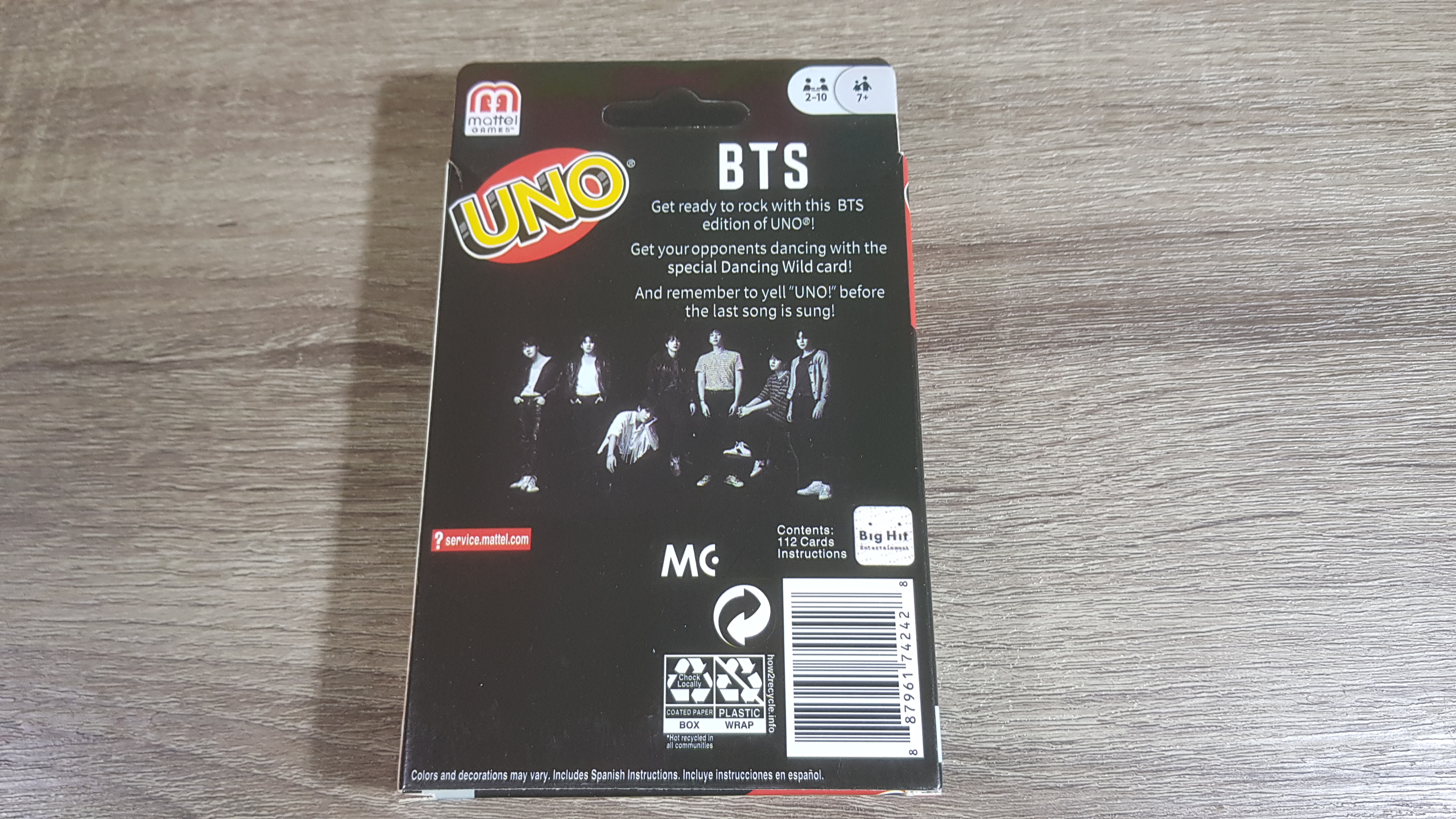 Uno BTS เกมอูโน่บีทีเอส