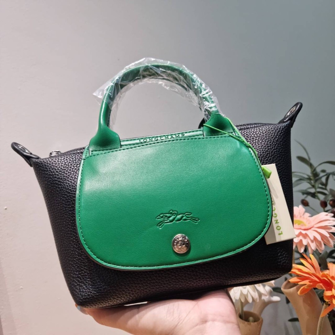 Longchamp le pliage xtra XS leather top handle bag กระเป๋าถือ/สะพายรุ่นยอดฮิต ที่มาในดีไซน์ทูโทน โดดเด่นมีกิมมิค น่ารักน่าใช้สุดๆ