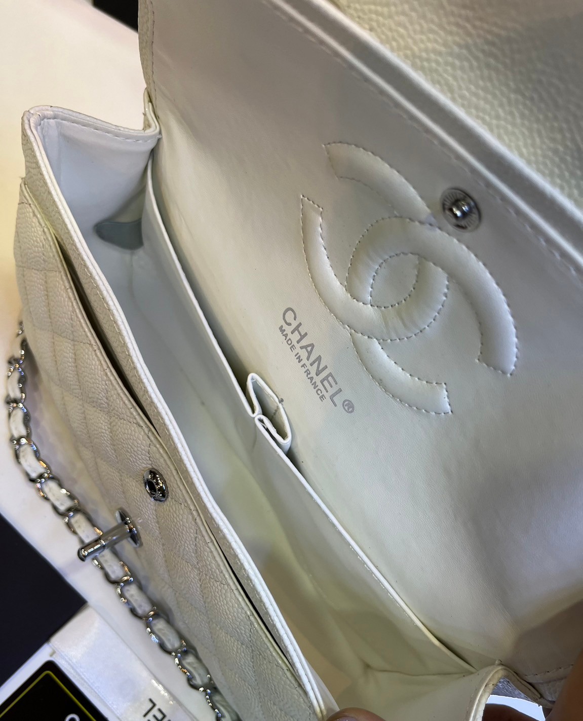 พร้อมส่งโทนพาสเทล CHANEL Classic in Pastel 25cm กระเป๋าสะพายรุ่นยอดนิยมเรียบหรู เกรดออริ 1:1 ใช้งานต่างประเทศได้ ภาพถ่ายจากงานขายจริง