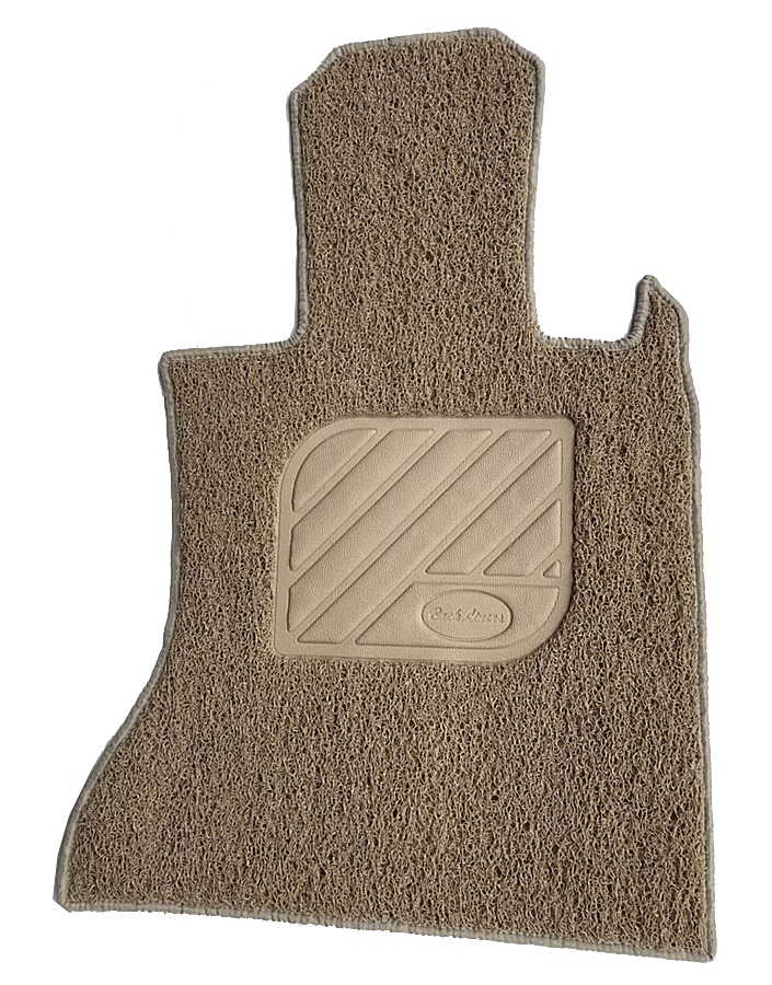 พรมดักฝุ่นไวนิล PORSCHE MACAN 2014-17 พรมดักฝุ่นในรถ ปอร์เช่ มาแคน สีครีม เข้ารูป 5ชิ้น