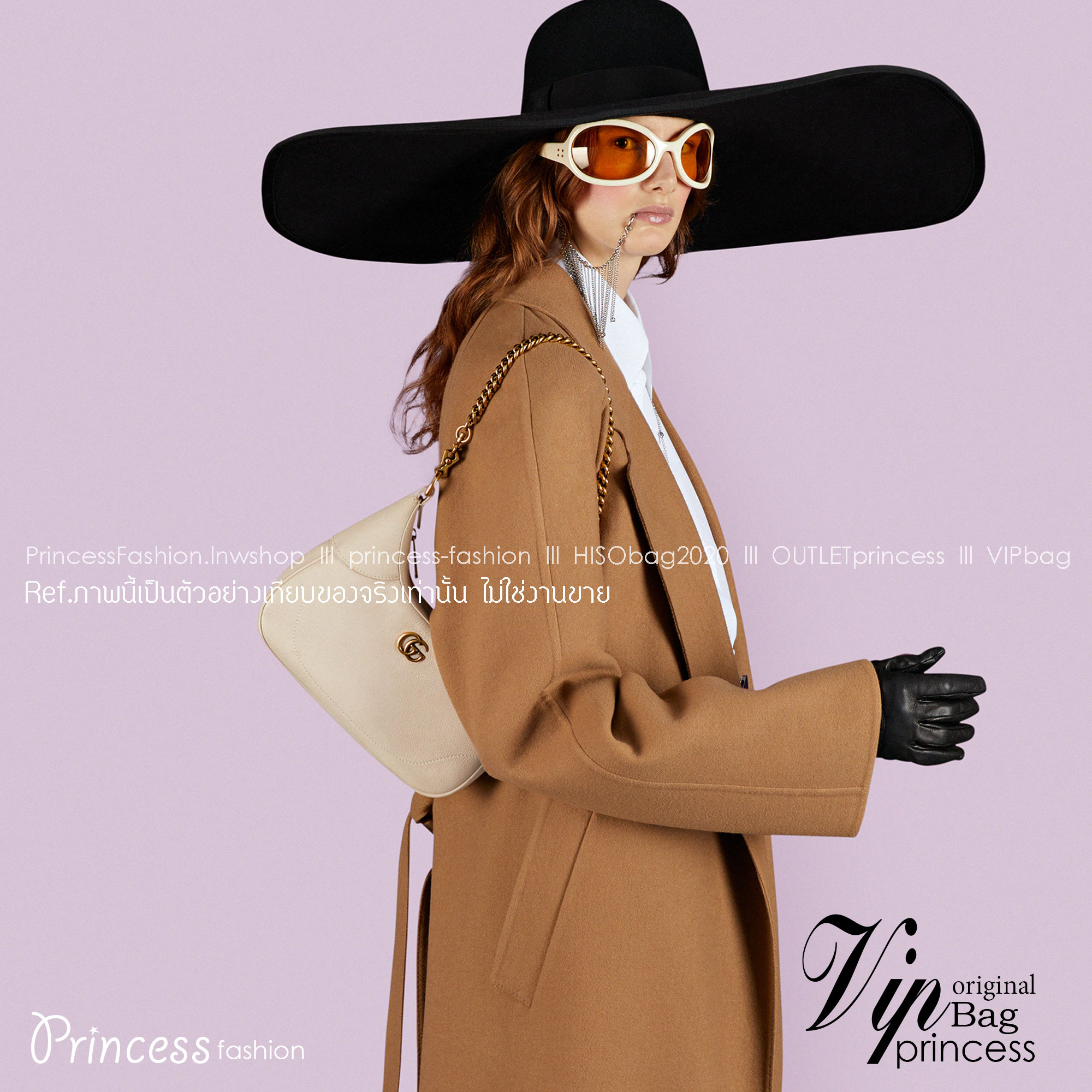 GUCCI Aphrodite small shoulder bag / GC crossbody pouch bag เกรดออริ กระเป๋าสะพายทรงคลาสสิค ดีไซน์ย้อนยุคผสานความโมเดิร์นด้วยรูปทรงพอช ที่ใช้งานได้ทุกสไตล์