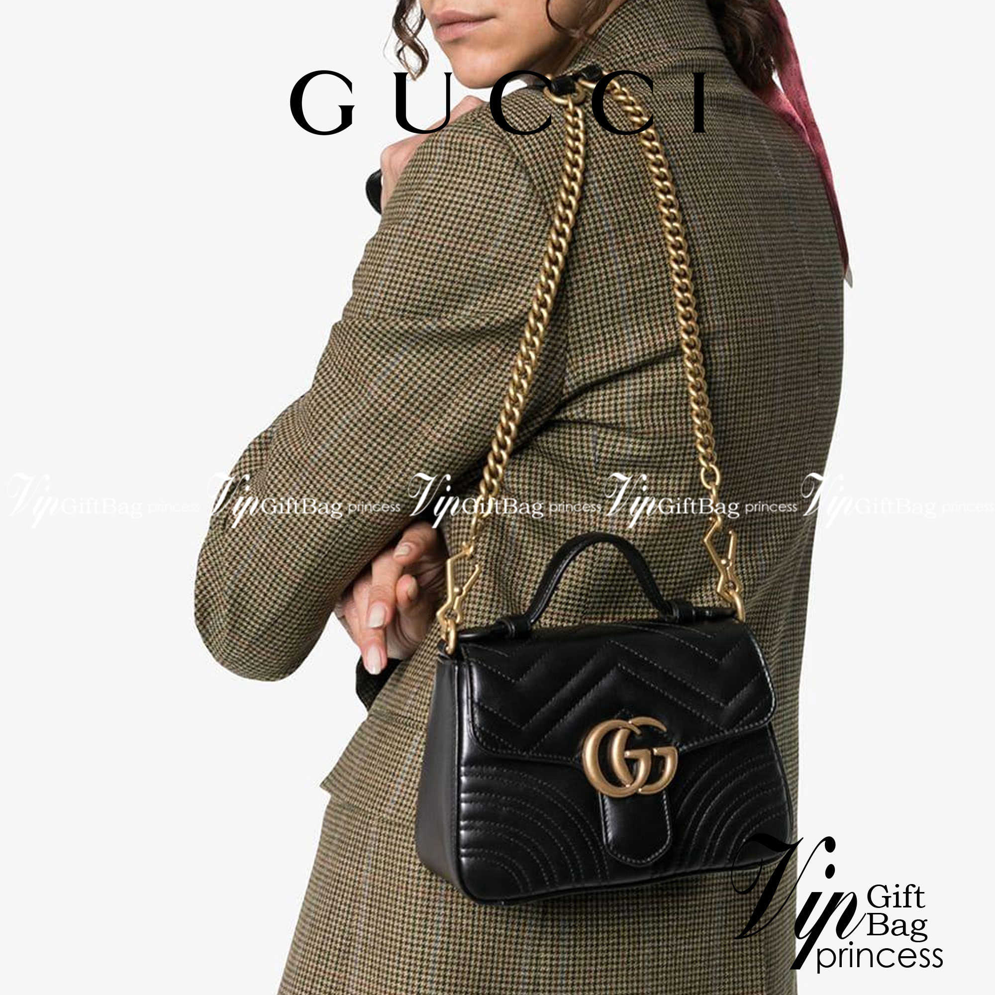 หนังแท้ GUCCI GG Marmont Mini Shoulder Bag / GG MARMONT MINI LEATHER พร้อมส่งที่ไทย งานหนังแท้ทั้งใบ สีดำคลาสสิก ใช้ได้ทุกโอกาส เป็นสีที่เข้าได้รับทุกชุด ทุกไลฟสไตส์ ภาพสินค้าถ่ายจากงานขายจริง ใช้งานต่างประเทศได้