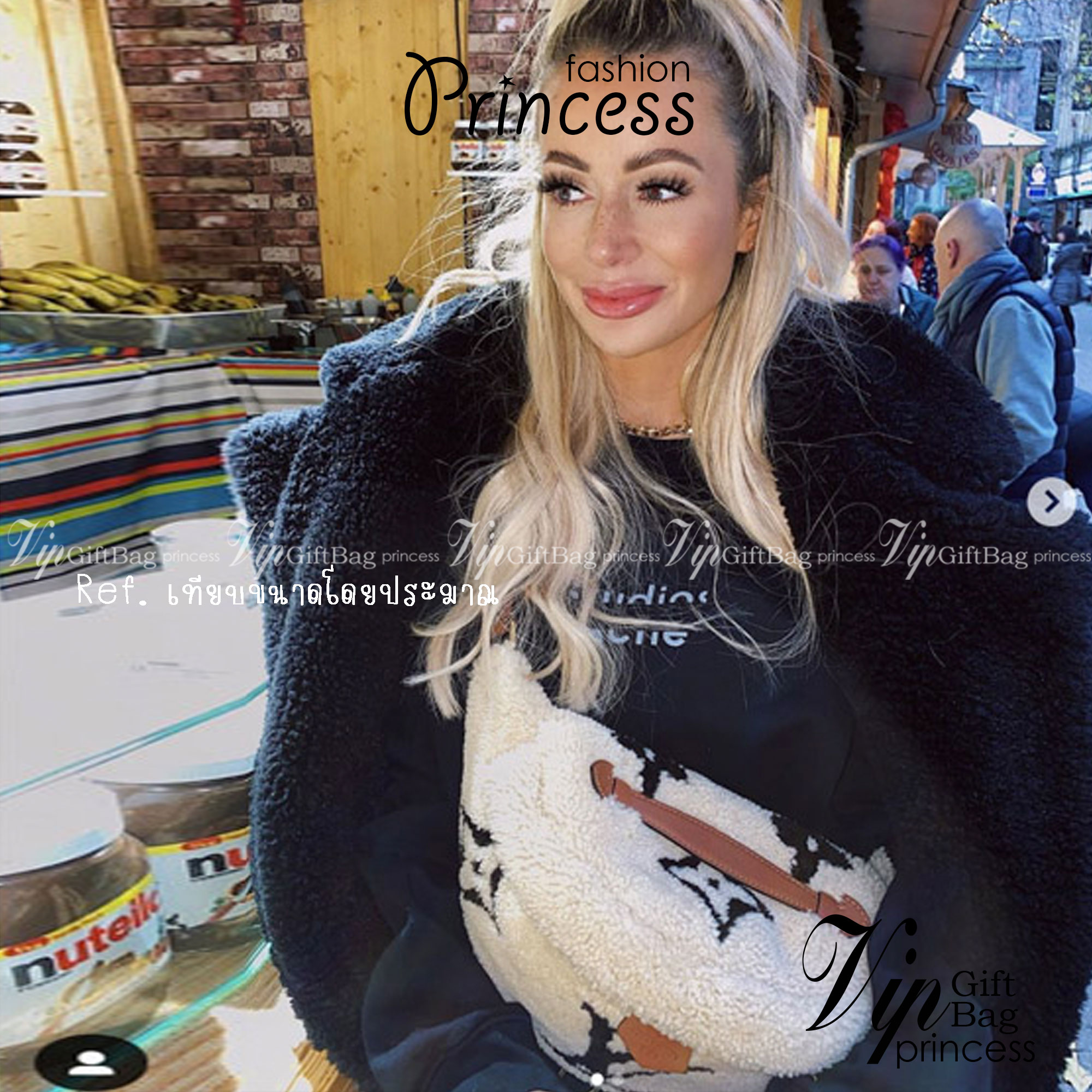 LV BUM BAG MONOGRAM TEDDY FLEECE / LV Teddy Limited Edition Bumbag ไอเท็มที่ต้องมี กับกระเป๋าคาดอก ดีไซน์เอกลักษณ์ โดดเด่นด้วยจัมโบ้ฟ้อนท์สีตัดกับตัวกระเป๋า เปิด-ปิดด้วยซิป ภายในเป็นช่องโล่ง โดยตัวกระเป๋าจะมีหูจับในตัว และสายสะพายที่สามารถปรับได้ตามตัว รุ