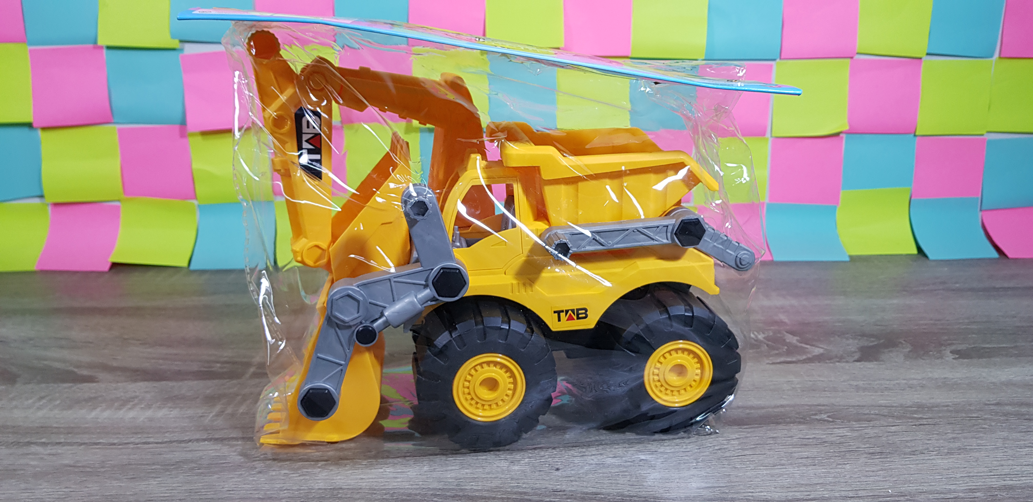 รถดั้มก่อสร้างสองหัวตัก