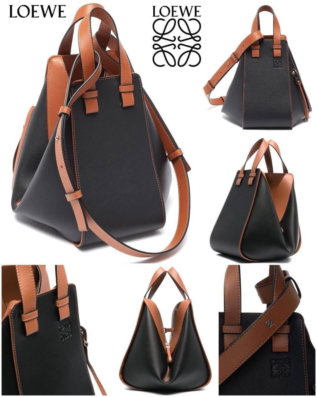 LOEWE HANDLE & SHOULDER BAG VIP GIFT WITH PURCHASE (GWP) กระเป๋าถือหรือสะพายหนังแท้พรีเมี่ยมกิ๊ฟ Limited จาก LOEWE PERFUME DUTYFREE รุ่น Rare items สุดๆวัสดุหนังแท้ Calfskin หนังสวยดีไซน์มีเอกลักษณ์ ใบใหญ่กำลังดี น้ำหนักเบา ด้านข้างมีซิปปรับขยายได้หลายทรง