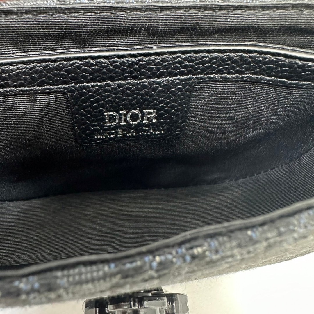 พร้อมส่ง 2 สี DIOR Mini Saddle Messenger Bag with Flap กระเป๋าคาดอกดิออร์ เกรดออริ สลับแท้ 1:1 ใช้ต่างประเทศได้