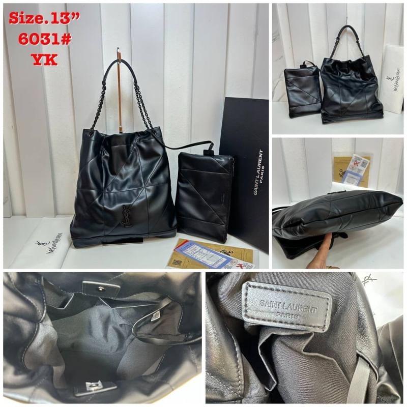 YSL JAMIE 4.3 POCHON / YSL TOTE BAG กระเป๋าสะพายทรงโท้ทรุ่นใหม่ ใบใหญ่งานหนังเต็มใบ รูปทรงใช้งานง่าย ด้านในกว้างมาก จุของได้เยอะ แถมใบลูกไว้ใส่ของจุกจิกได้อีก คุ้มค่าที่สุด