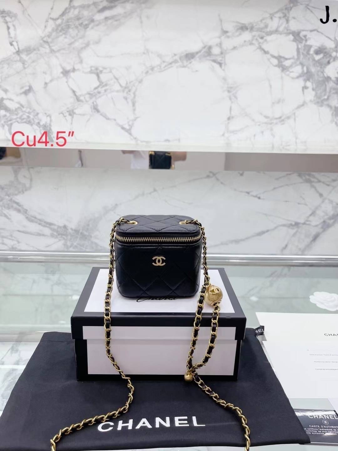 Chanel Pearl Crush Mini Vanity / Chanel Vanity crossbody bag กระเป๋าทรงกล่องใบเล็กน่ารัก งานหนังสวย ตอบโจทย์และครองใจสาวๆ ได้อย่างแท้จริง