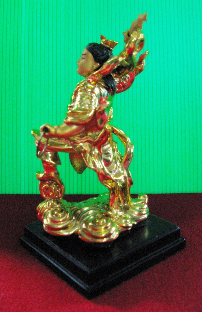 สินค้าหมดค่ะ องค์เทพนาจาองค์สีทอง เทพเจ้าแห่งความสำเร็จและชัยชนะพร้อมบทสรรเสริญค่ะ