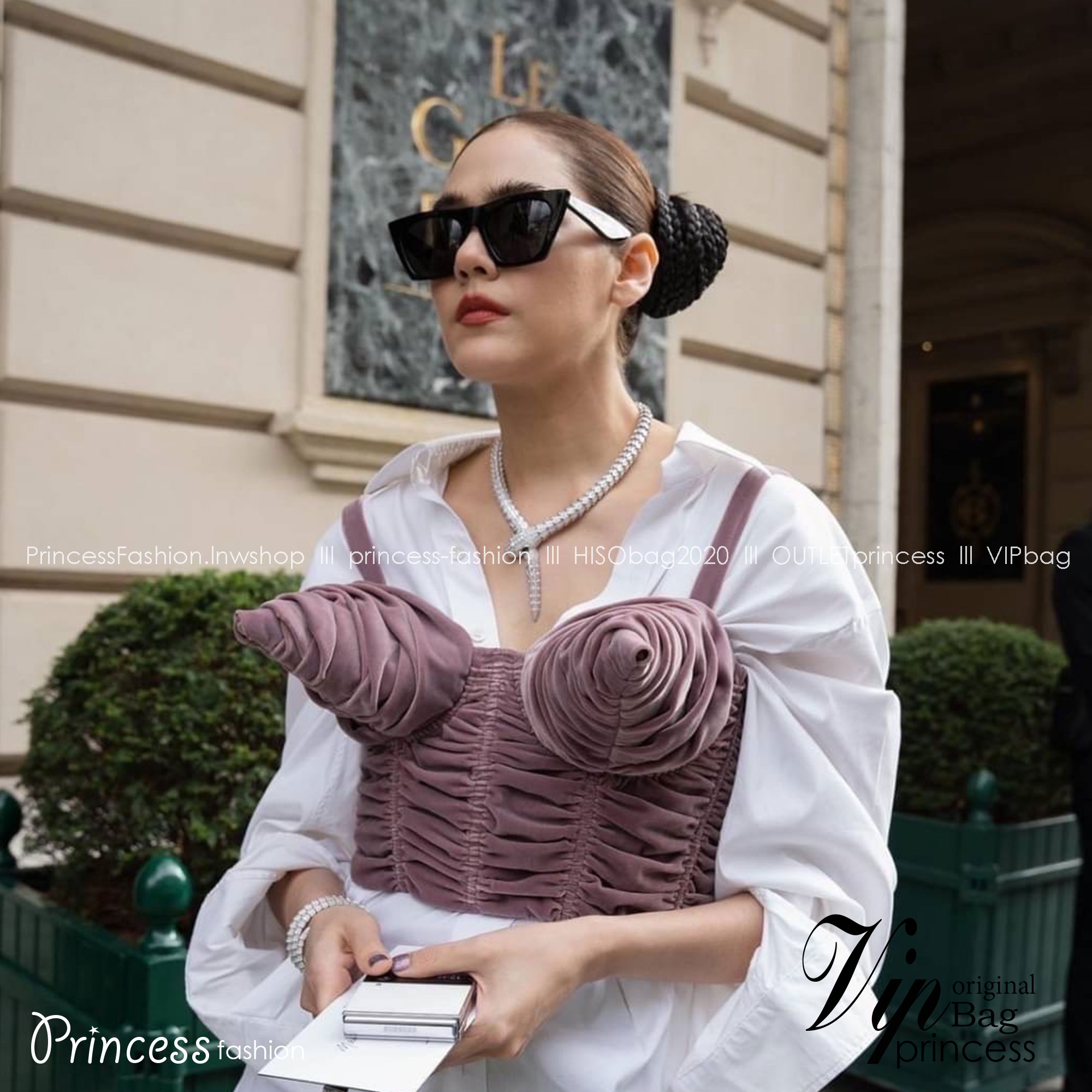 แว่นตาลิซ่า Celine Sunglass เกรดท็อปออริ 1:1 สลับแท้ เกรดดีสุด ใช้งานต่างประเทศได้ มาพร้อมกระเป๋าใส่แว่นปักลายซีลีน