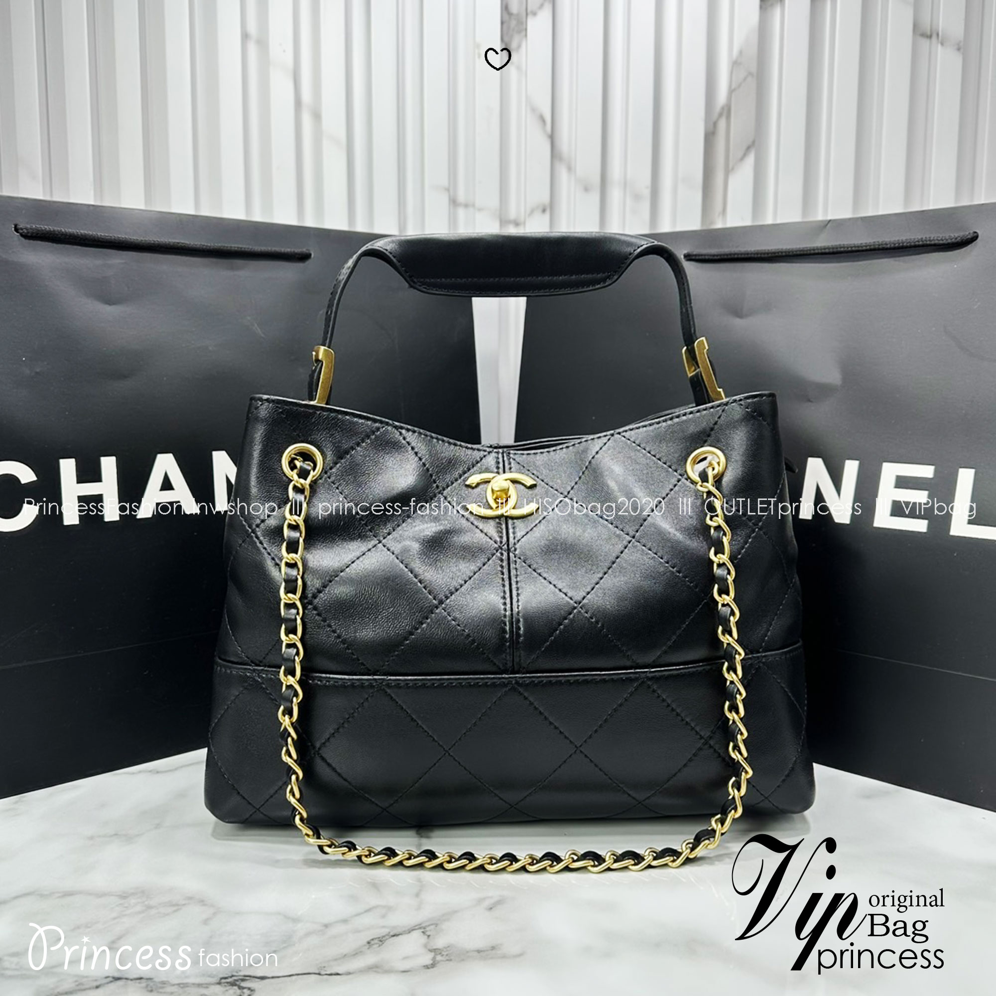 ORI หนังแท้ | CHANEL Shopping Bag 25A Suede Bag กระเป๋าช้อปปิ้งทรงโท้ทหนังกลับสีทูโทน ในคอล Métiers Dart 2024/25 ดีไซน์ใหม่หนังกำมะหยี่โทนน้ำตาล ใช้งานง่าย