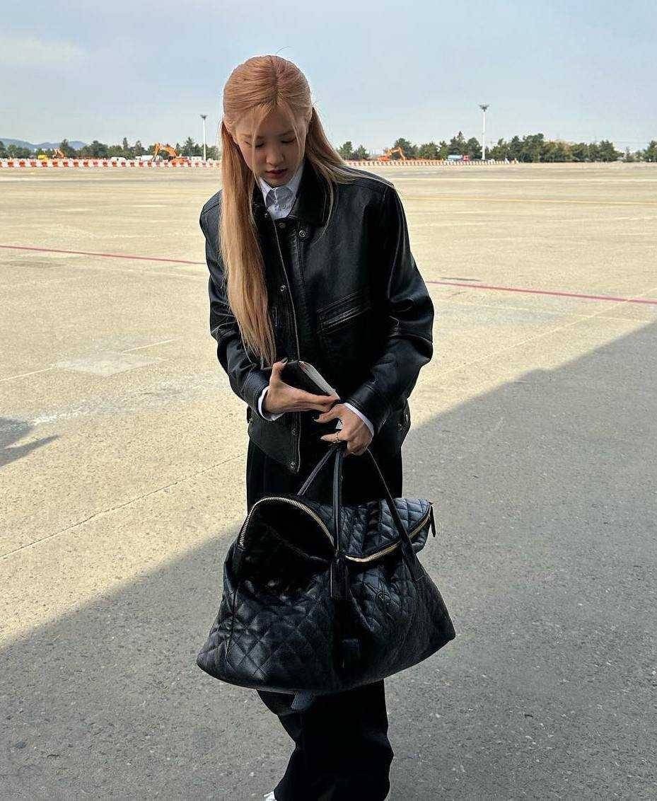YSL ES GIANT TRAVEL BAG IN QUILTED LEATHER กระเป๋าเดินทางใบใหญ่ ดีไซน์รูปทรงเก๋ เกรดออริ 1:1 ใช้งานต่างประเทศได้