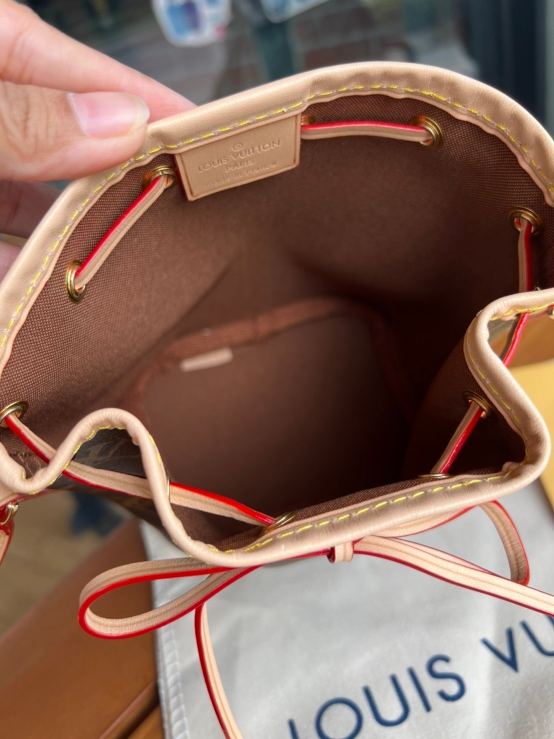 LV Nano Noe Monogram Bag / LV Bag พร้อมส่ง กระเป๋าสะพายข้างไซส์มินิ วัสดุหนังแคนวาส รุ่นยอดนิยม มีน้ำหนักเบา