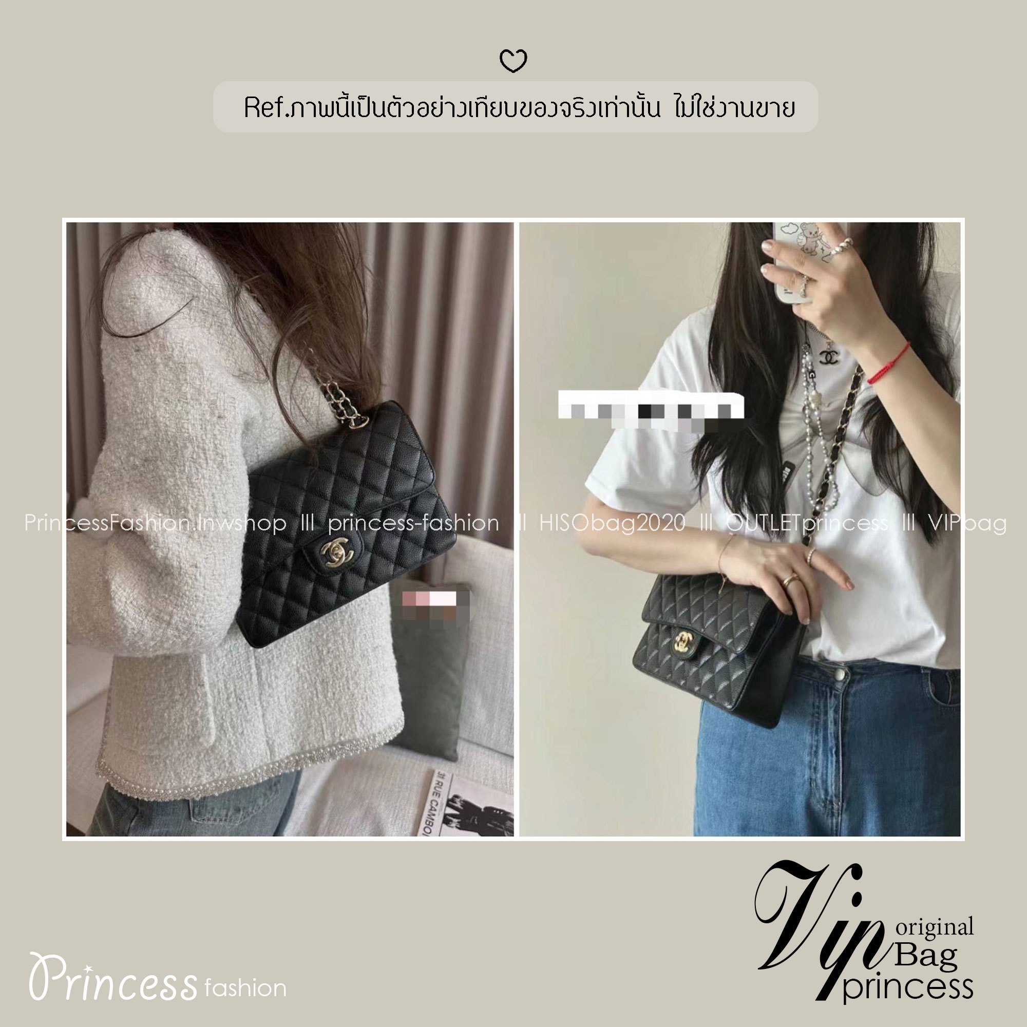 CHANEL CLASSIC CAVIAR LEATHER BAG กระเป๋าคลาสสิกรุ่นยอดนิยม รุ่นที่ใช้ได้ทุกยุคทุกสมัยจริงๆ ไม่มีคือพลาดที่สุด ^^ สวยยันเงาค่าสาวๆ! 🧡 เกรดออริจินอล ใช้งานต่างประเทศได้