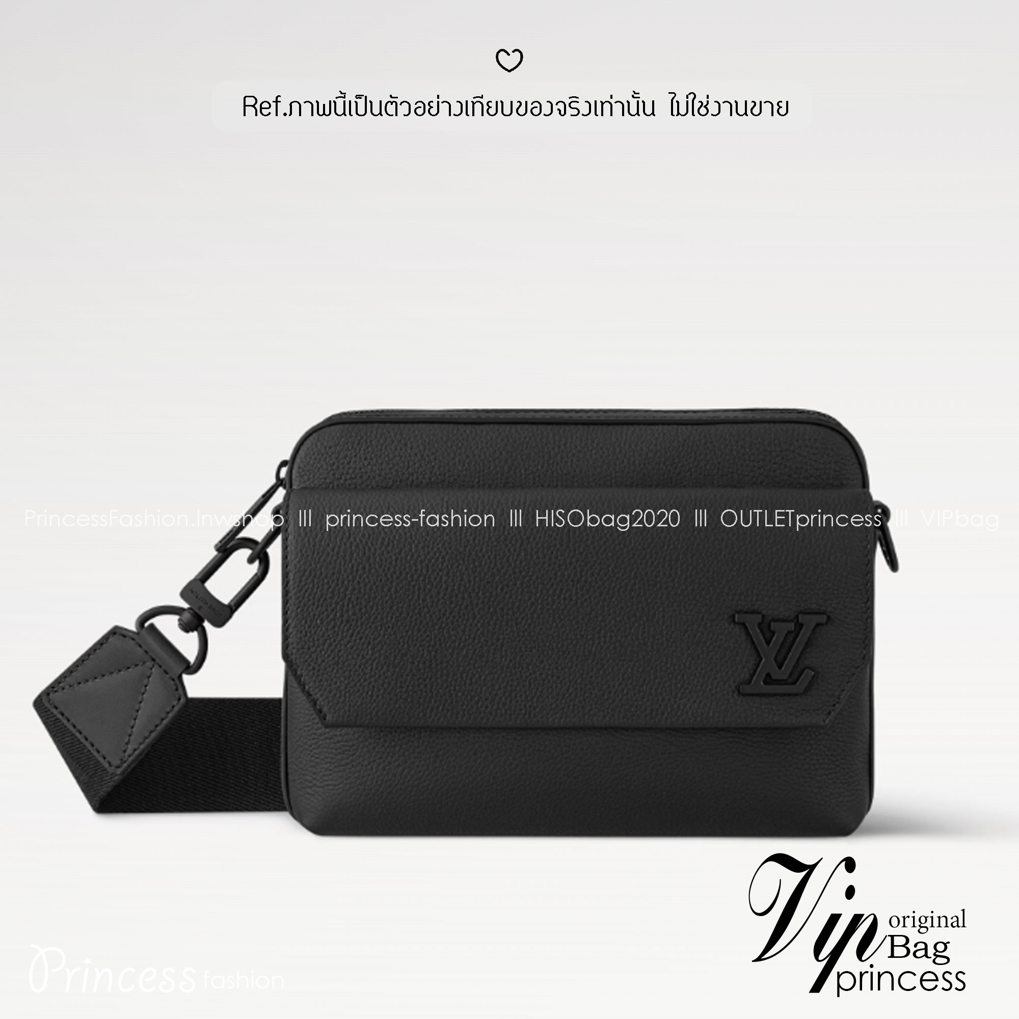 LV Fastline Messenger Bag กระเป๋าสะพาย ทรงแมสเซ็นเจอร์ สีดำเต็มใบสวยคลาสสิก หนังแท้สัมผัสนุ่ม ผสานสไตล์และฟังก์ชันการใช้งานเข้าด้วยกันอย่างลงตัว