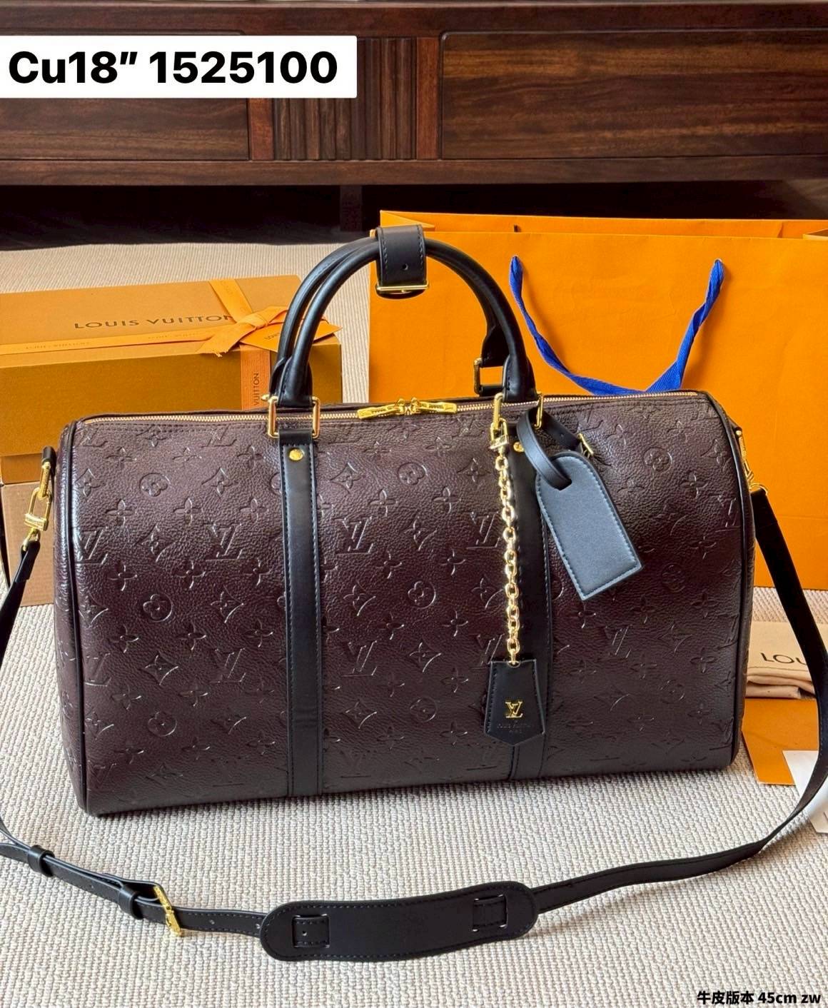 LV Keepall Bandoulière 45 Autres Cuirs Monogram / LV Travel Bag กระเป๋าสะพายเดินทางใบใหญ่ สีใหม่ล่าสุด โทนม่วงโดดเด่นสุดคลาสสิค ด้วยดีเทลความเป็นเอกลักษณ์ เรียบแต่หรู