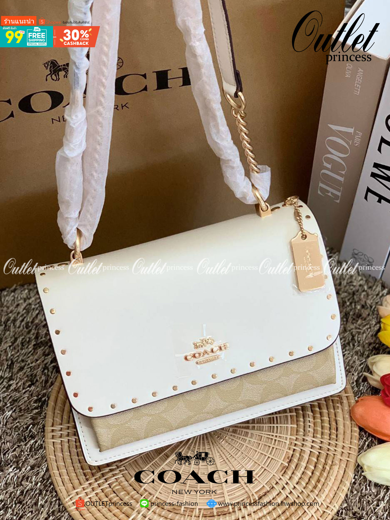 พร้อมส่งถึง8สี ห้ามพลาดค่ะ! COACH KLARE CROSSBODY BAG ((91019//91174//90400//1424//90635)) พร้อมส่งที่ไทย กระเป๋าสะพายครอสบอดี้ร์หรือสามารถทบเป็นสายคู่คล้องไหล่ได้ด้วยค่ะ หนังแท้ แต่ละสีทำลายหนังได้สวยงามแตกต่างกันออกไปนะคะ ✔️ห้อยด้วยป้ายแบรนด์แบบโ