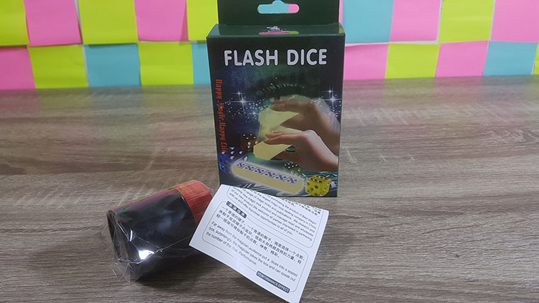 มายากลทายตัวเลขหน้าลูกเต๋า(Flash Dice)