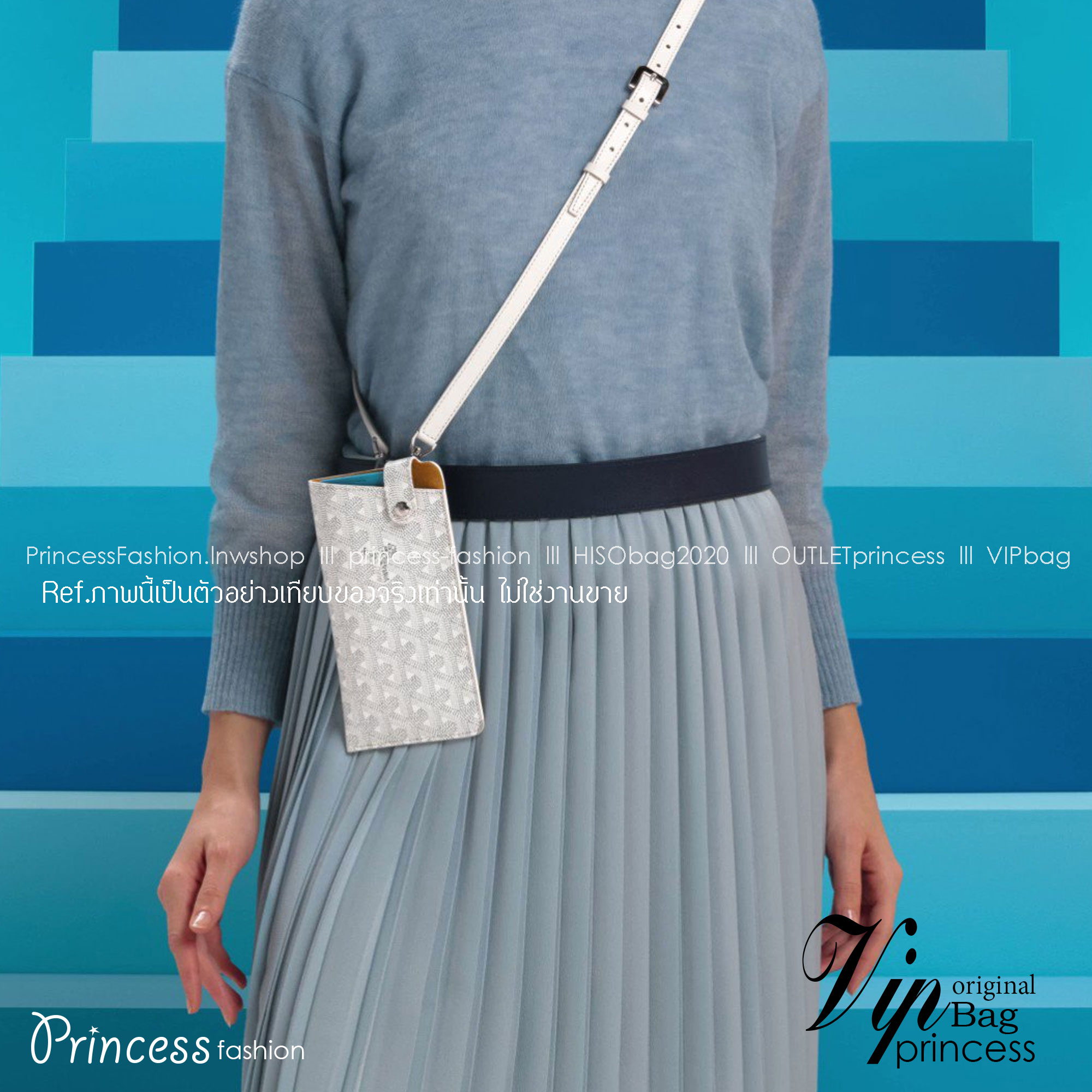 GOYARD MONTMARTRE GM GLASSES CASE TOP ORIGINAL 1:1 เกรดเทียบแท้ ใช้สลับแท้ได้ ใช้งานต่างประเทศได้