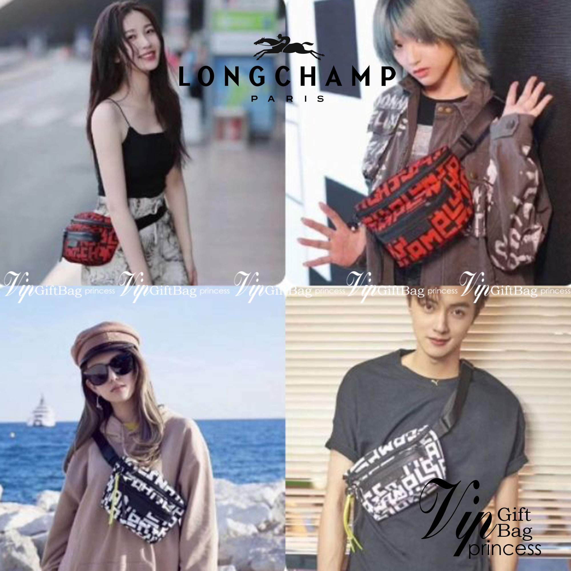 LONGCHAMP LE PLIAGE LGP BELT BAG M เท่ห์อย่างมีสไตล์กระเป๋าทรงคาดอกและคาดเอวดีไซน์แนวสปอร์ต เพิ่มความโดดเด่นทันสมัยด้วยลายซิกเนเจอร์ มีช่องซิปที่ใช้งานง่ายช่วยให้คุณหยิบใช้สิ่งของจำเป็นได้อย่างสะดวกและง่ายดาย และผสานสายรัดแบบปรับได้เข้ากับหัวเข็มขัดตัวล็อ