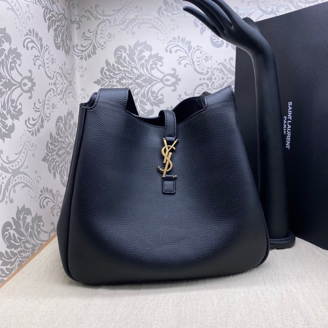YSL LE 5 À 7 BEA IN GRAINED LEATHER / YSL TOTE BAG กระเป๋าสะพายใบใหญ่ จุใจ เกรดออริ 1:1 ใช้งานต่างประเทศได้