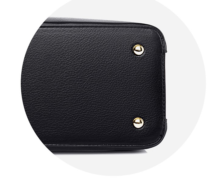 กระเป๋าถือ กระเป๋าสะพาย ผู้หญิง หนังแท้ สีดำ แบบเรียบ แต่งสายสวย ๆ กระเป๋าถือ ทำงาน แบบสวย ๆ 246864