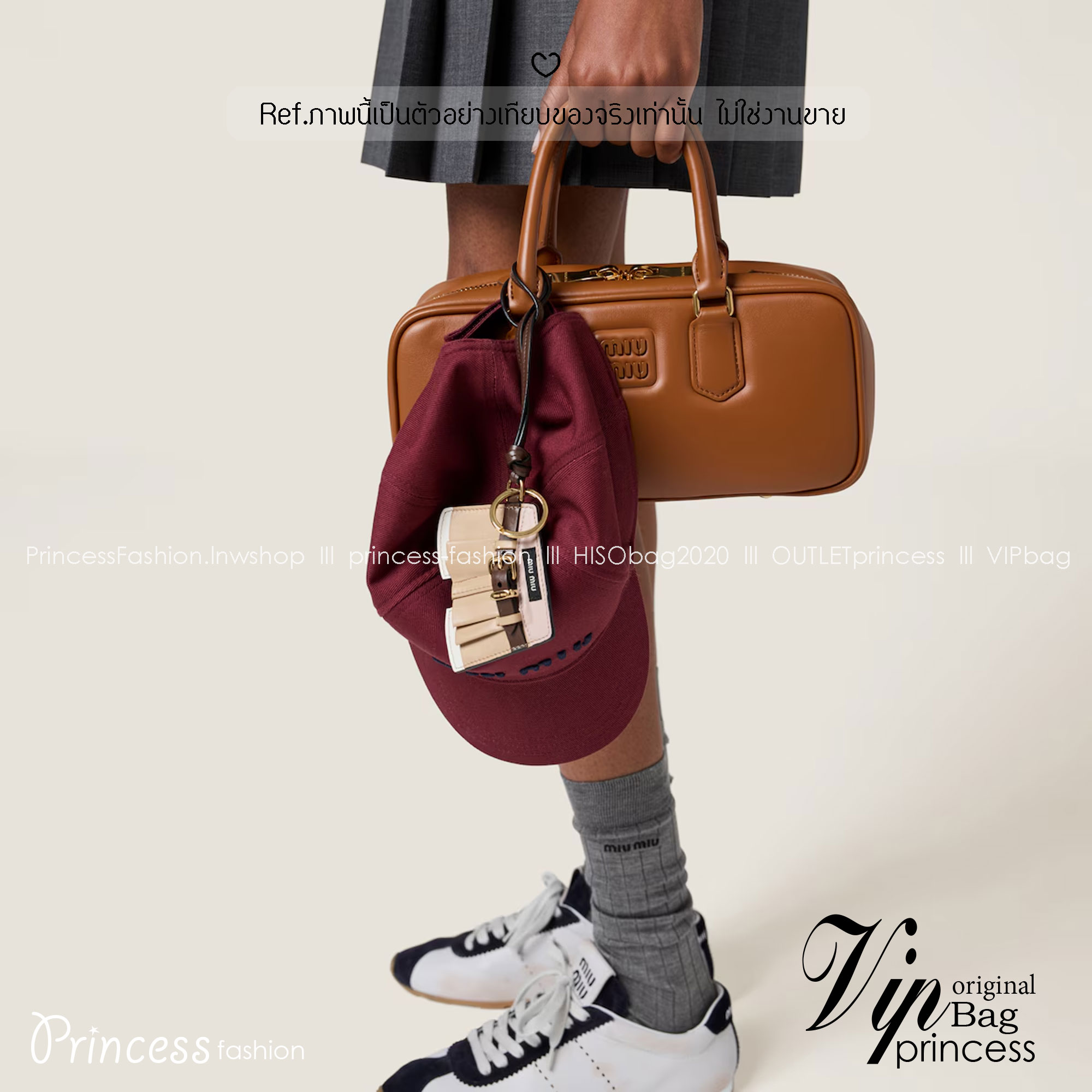 ORI หนังแท้ | MIU MIU Arcadie leather bag Large 27cm กระเป๋าสะพายทรงโฮโบใบใหญ่ ลุคลูกคุณหรูหราน่ารักๆเก๋ๆ สวยดูแพง หูจับในตัวง่ายและสะดวกพกพา มาพร้อมสายสะพายข้างภายในโล่งกว้างมาก