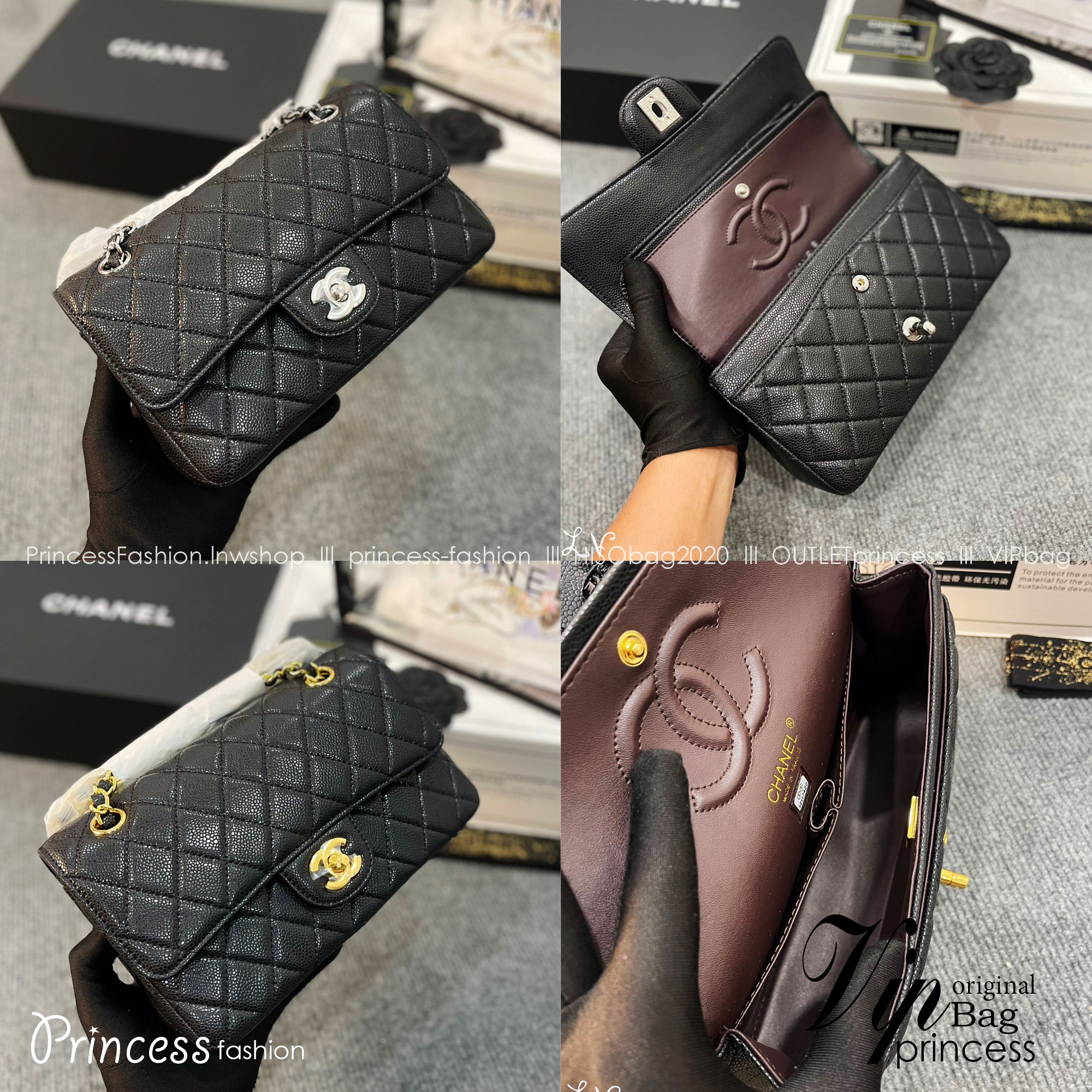 Chanel Classic 9" / Chanel Bag พร้อมส่ง กระเป๋าสะพายรุ่นยอดนิยม งานหนังสวยมาก มาพร้อมกล่อง อปก ครบเซ็ท ใช้งานต่างประเทศได้ ภาพถ่ายจากงานขายจริง