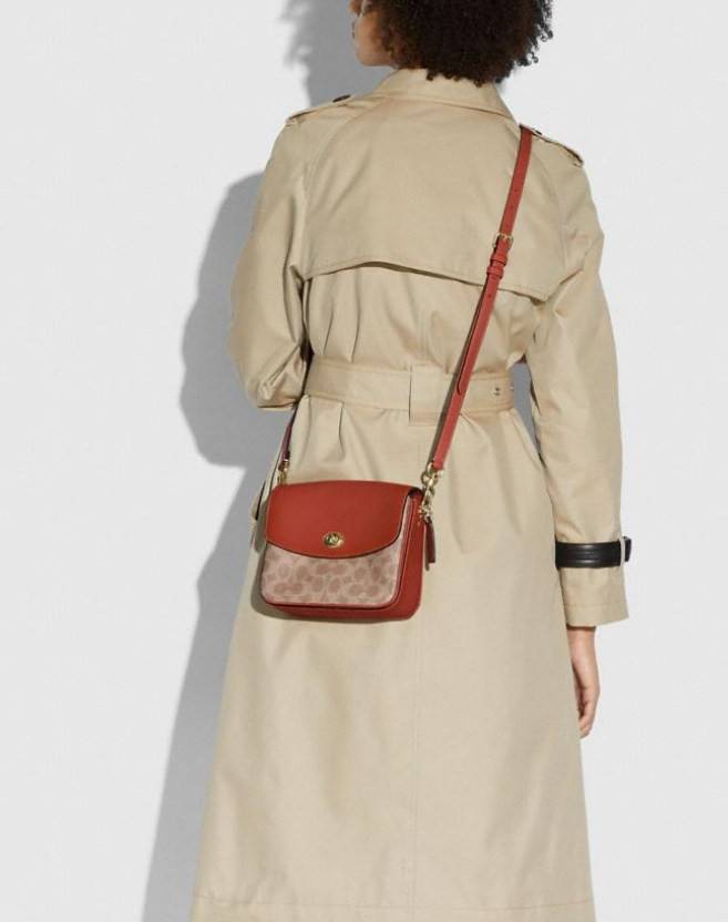 COACH CASSIE CROSSBODY 19 IN SIGNATURE BAG 💋สวย คลาสสิค ดูดีมีระดับมากๆค่ะ!! กระเป๋าแบบหิ้วได้//คล้องไหล่ได้//สะพายข้างหรือครอสบอดี้ร์ได้ วัสดุหนังแท้ทั้งใบอย่างดีค่ะ เปิดปิดกระเป๋าแบบหมุนล็อค ภายในแบ่ง3ช่อง แต่ละช่องกว้าง สามารถใส่กระเป๋าเงินใบกล