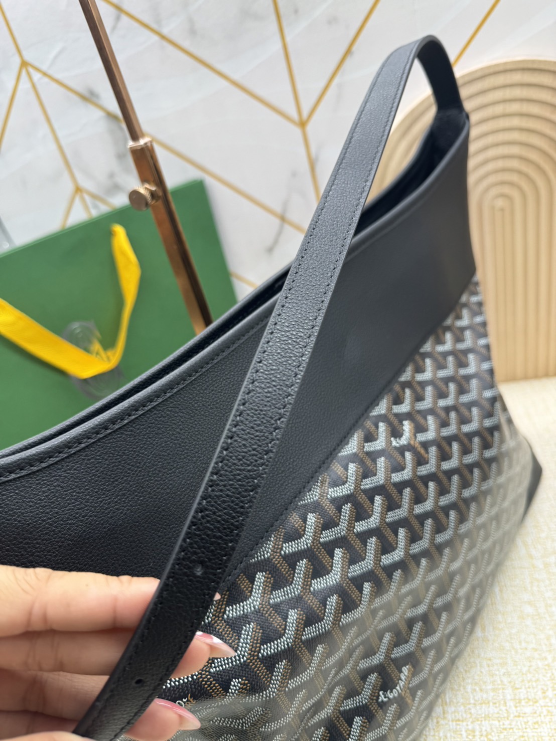 พร้อมส่ง 5 สี Goyard Grenadine Hobo Top Zipper Closure / Goyard Hobo Bag กระเป๋าสะพายทรงโฮโบใบใหญ่ 🧡 เกรดท็อปออริจินอล 1:1 สลับแท้ ใช้งานต่างประเทศได้