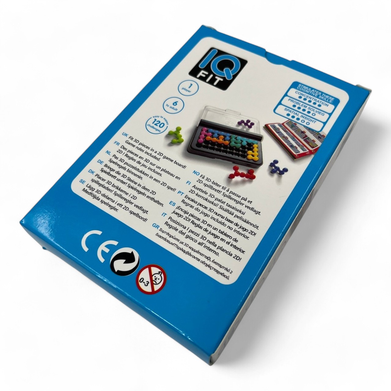 เกมตัวต่อโมเลกุล ฝึกไอคิว 2มิติ 120ด่าน พร้อมเฉลย IQ FIT