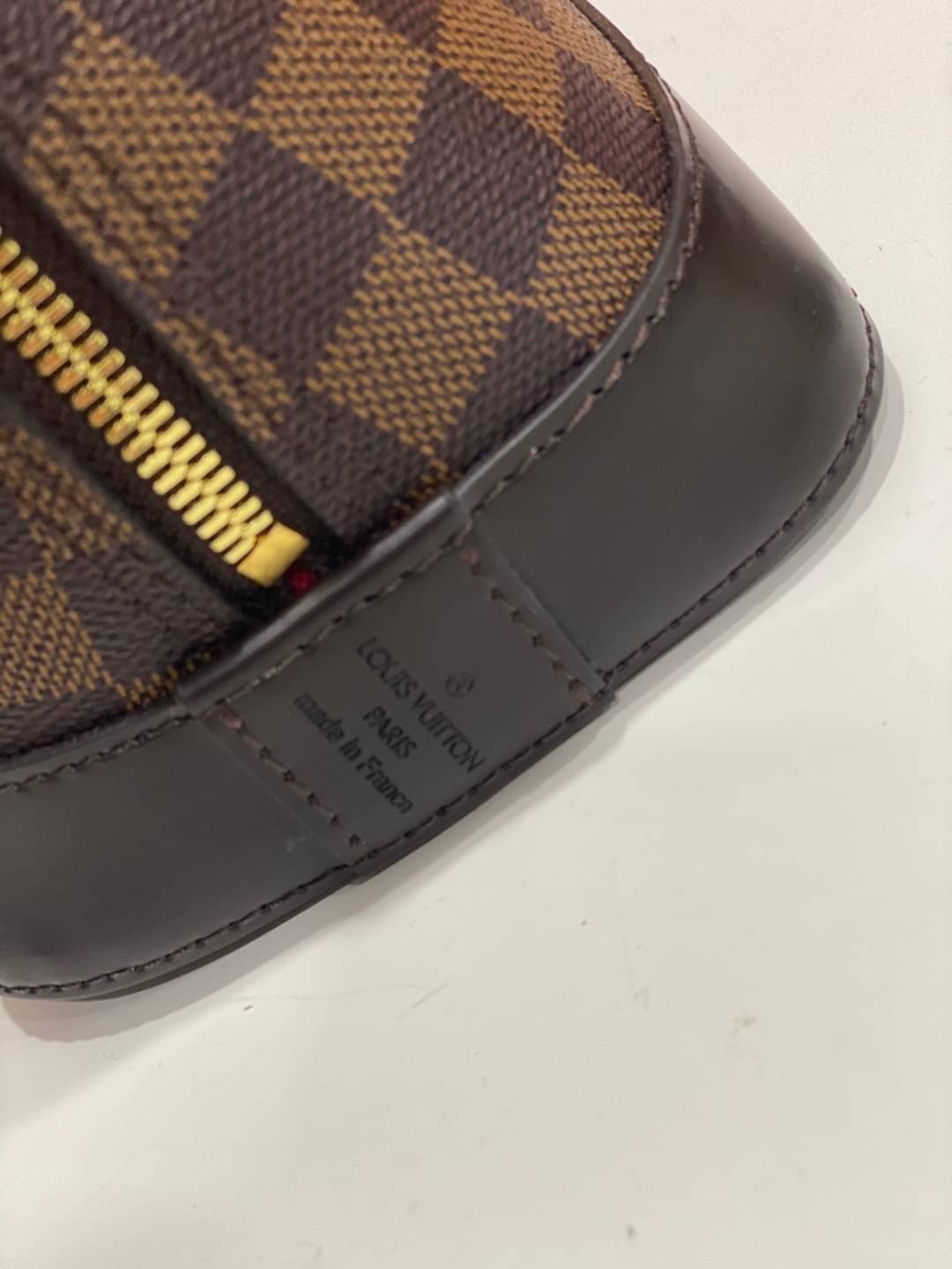 LV Alma BB Damier Ebene Handbag กระเป๋าถือสะพาย เกรดออริ 1:1 ใช้งานต่างประเทศได้