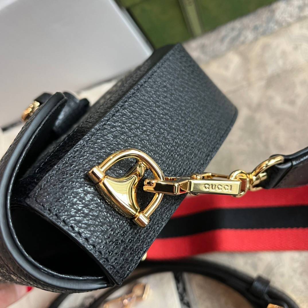 Gucci Horsebit 1955 mini bag GG Denim Jacquard Bag พร้อมส่ง เกรดท็อปออรินอล งานเหมือนสุด หนังแท้ สวยงามตามรูป TOP ORIGINAL 1:1 เกรดเทียบแท้ ใช้สลับแท้ได้ ใช้งานต่างประเทศได้