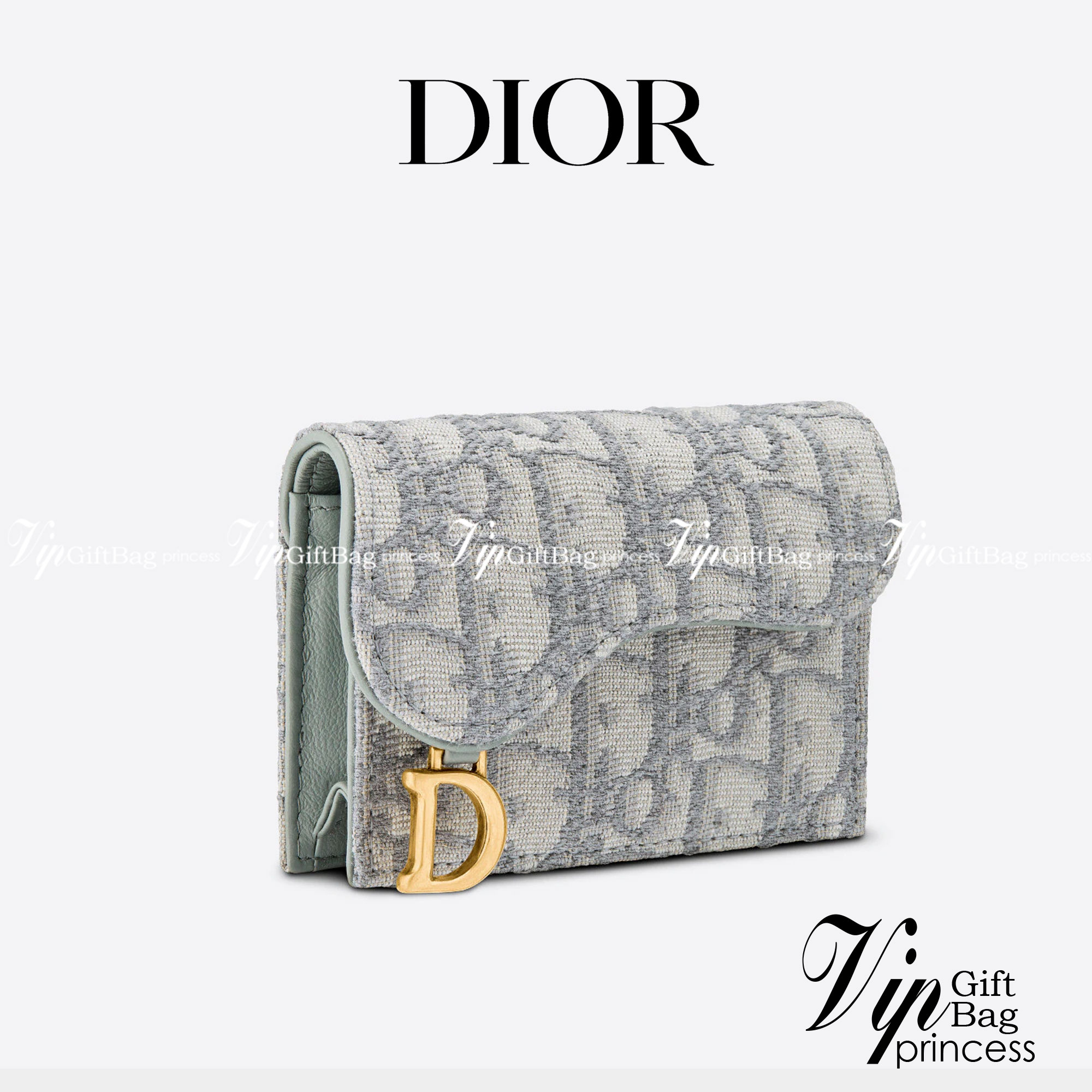 หนังแท้ DIOR SADDLE FLAP CARD HOLDER พร้อมส่งที่ไทย กระเป๋าใส่การ์ดงานหนังแท้และผ้าแจ็คการ์ด เกรดเทพออริจินอล ภาพสินค้าถ่ายจากงานขายจริง ใช้งานต่างประเทศได้