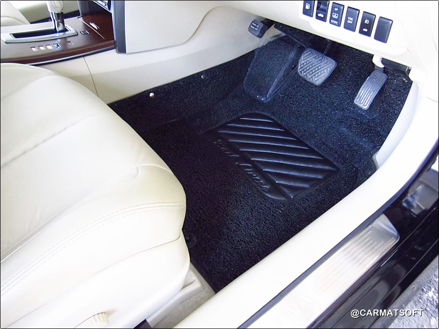 พรมไวนิลดักฝุ่น NISSAN TEANA J32 ปี2009-13 พรมดักฝุ่นรถยนต์ รีดขอบ เต็มคัน สีดำ เข้ารูป สวยงาม