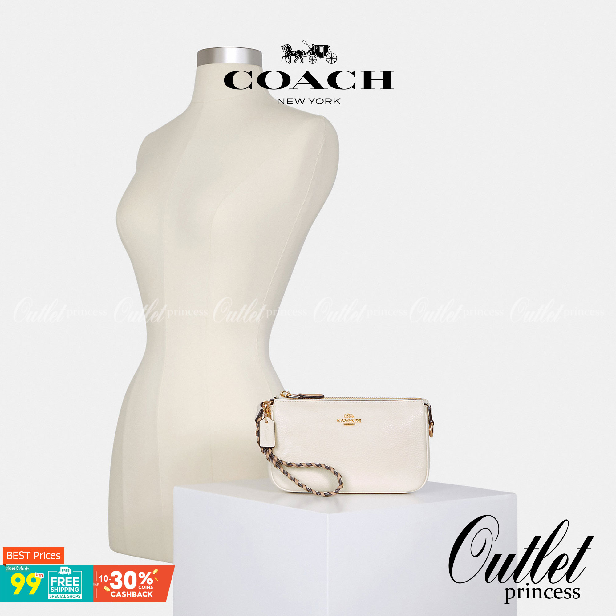 COACH C4233 NOLITA 19 WITH WHIPSTITCH คอลเลคชั่น rare item น่ารักน่าใช้ ในสไตล์คลาสสิค กระเป๋าทรงพอชขนาดมินิ ที่สามารถสะพายไหล่ และกึ่งคล้องมือใช้ได้ 2 สไตล์ ปรับสายให้มาเกี่ยวฝั่งเดียวเพื่อใช้เป็นคล้องมือ หรือปรับเกี่ยวอีกฝั่งใช้คล้องแขน คล้องไหล่ก็เก๋มา