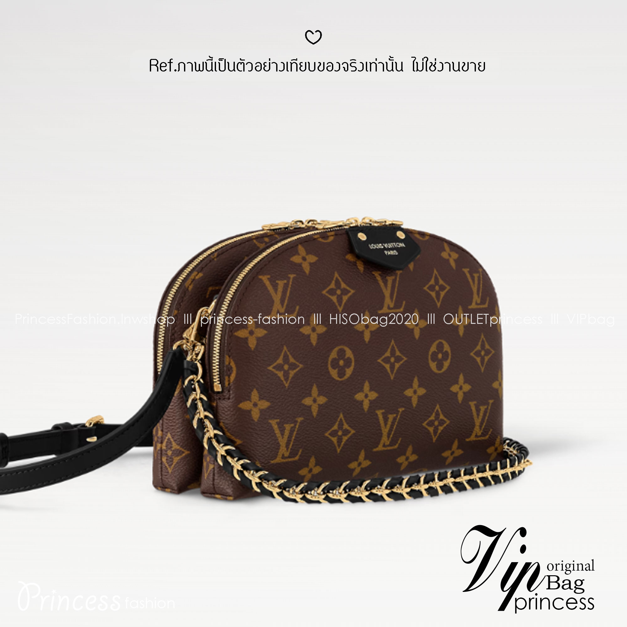 LV Be Alma bag Monogram Canvas / LV Pouch Bag กระเป๋าทรงพอชรุ่นใหม่สุดไอคอนิก เปิดตัวในคอลเลคชั่น Cruise 2025 ขนาดกะทัดรัดประดับสายโซ่สีทองถักสลับหนัง ใช้เป็นกระเป๋าใส่เครื่องสำอางค์ก็ลงตัว