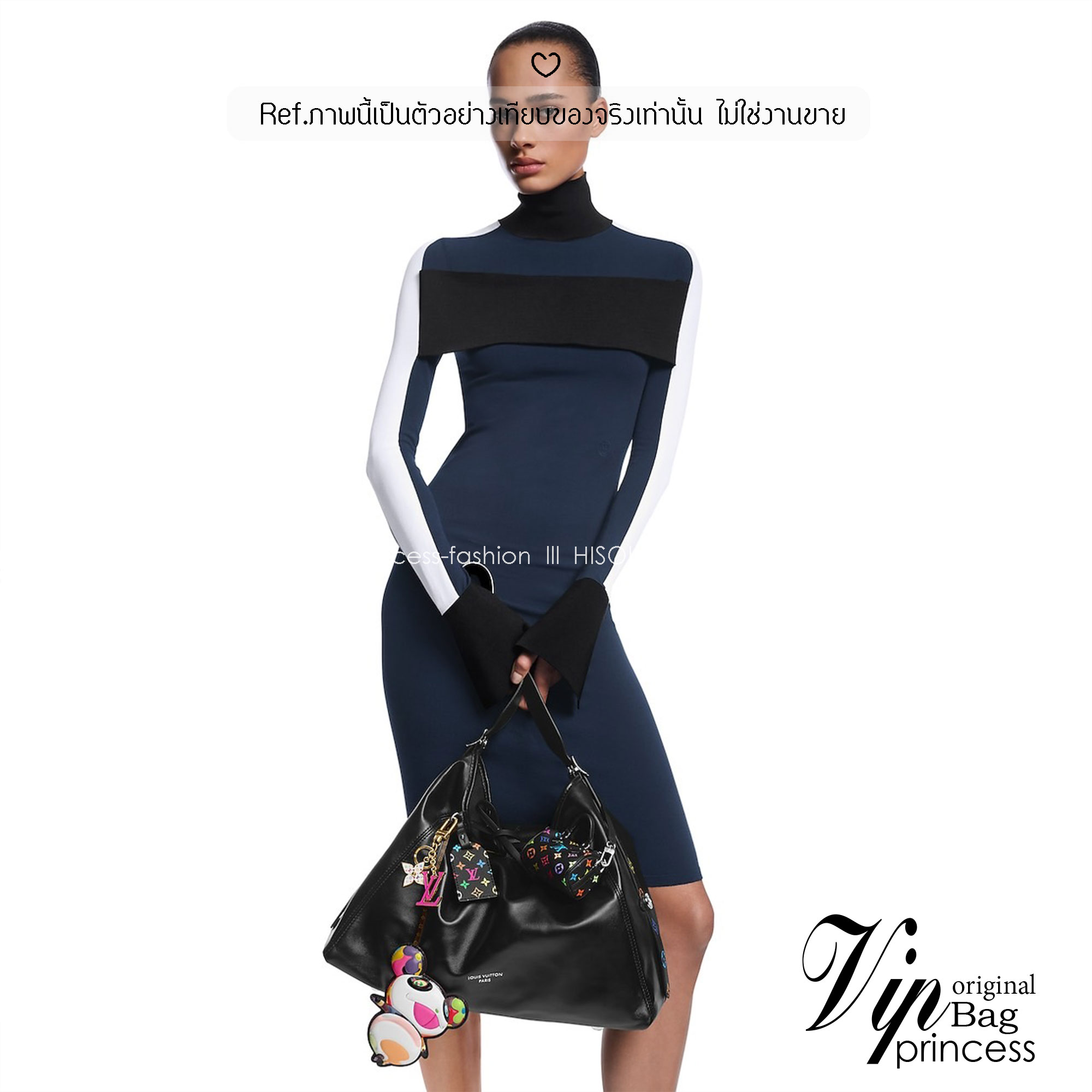 ORI | LV x TM CarryAll Vibe Bag Murakami ใหม่ล่าสุด กระเป๋าสะพายทรงสวย ดีไซน์เรียบง่ายคลาสสิค หรู ดูผู้ดี มาพร้อมใบลูกแต่งแต้มดีเทลเปี่ยมชีวิตชีวา