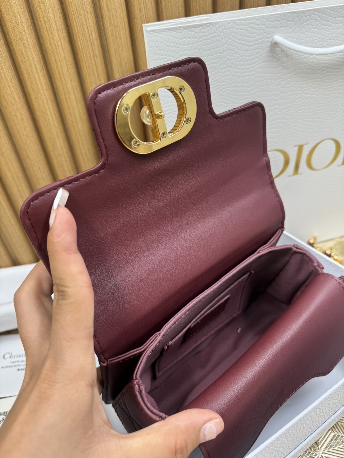 พร้อมส่ง 6 สี Mini Dior Jolie Top Handle Bag 20cm กระเป๋าสะพาย เกรดออริ สลับแท้ 1:1 ใช้ต่างประเทศได้