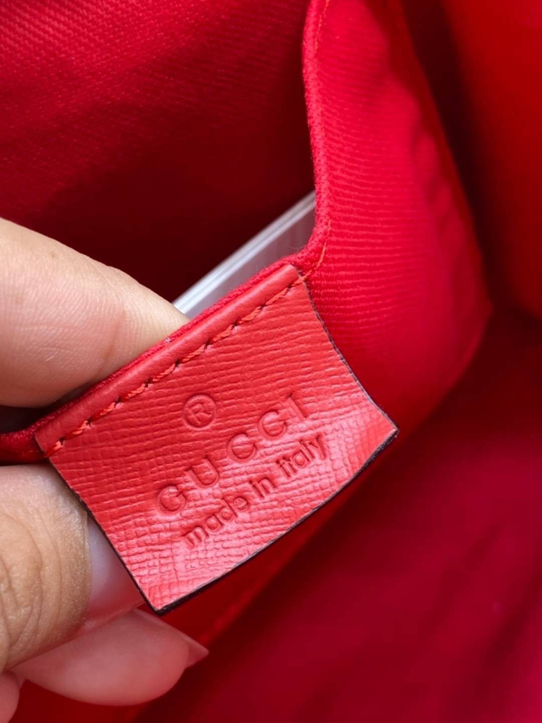 GUCCI Children's tote bag with strawberry fairy print / Gucci kid tote เกรดออริจินอล วัสดุ Canas Supreme สีขาวงาช้าง ภาพสินค้าถ่ายจากงานขายจริงใช้งานต่างประเทศได้