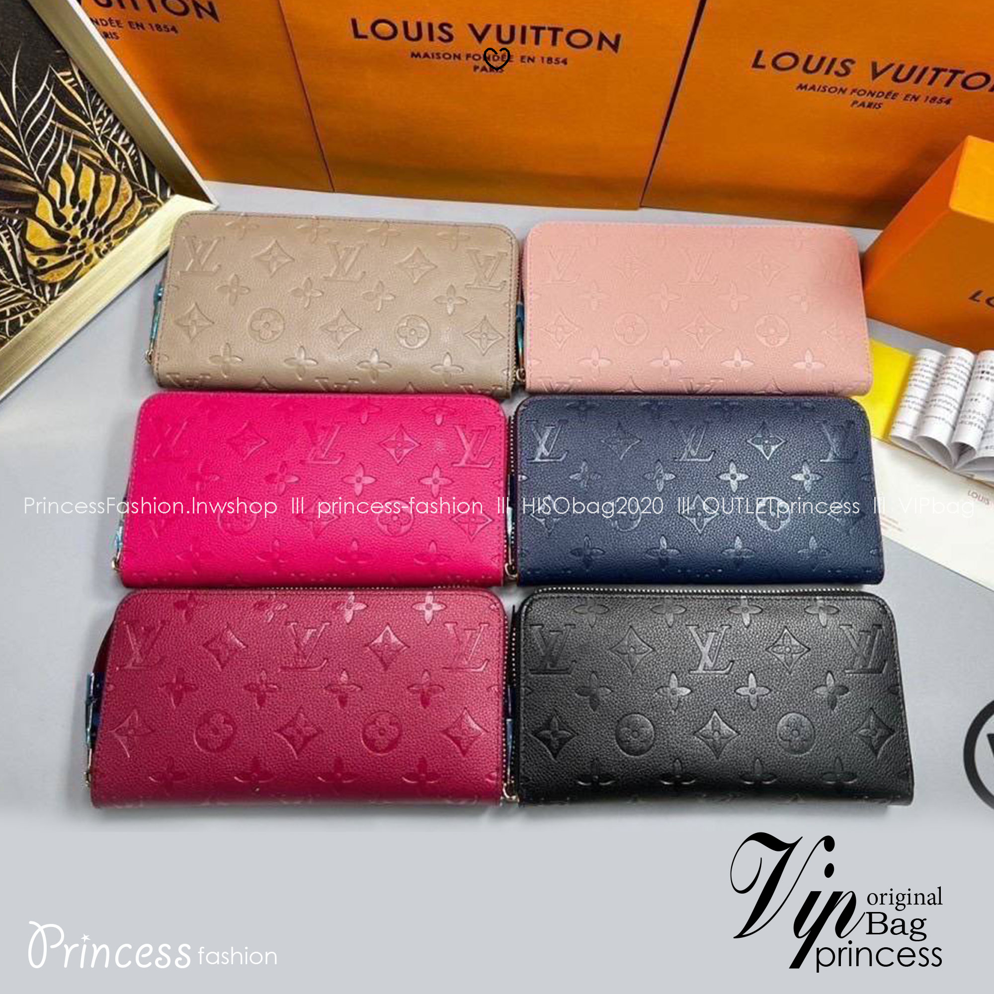 ORI หนังแท้ | LV Zippy Horizontal Monogram Shadow / LV LongWallet กระเป๋าสตางค์ใบยาว กระเป๋าสตางค์ซิปรอบ