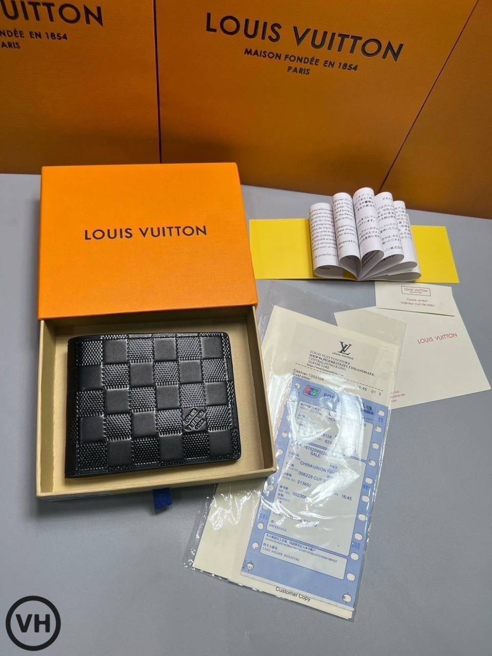 ORI หนังแท้ | LV Multiple Wallet / LV Wallet กระเป๋าสตางค์ใบสั้น กระเป๋าสตางค์ผู้ชาย