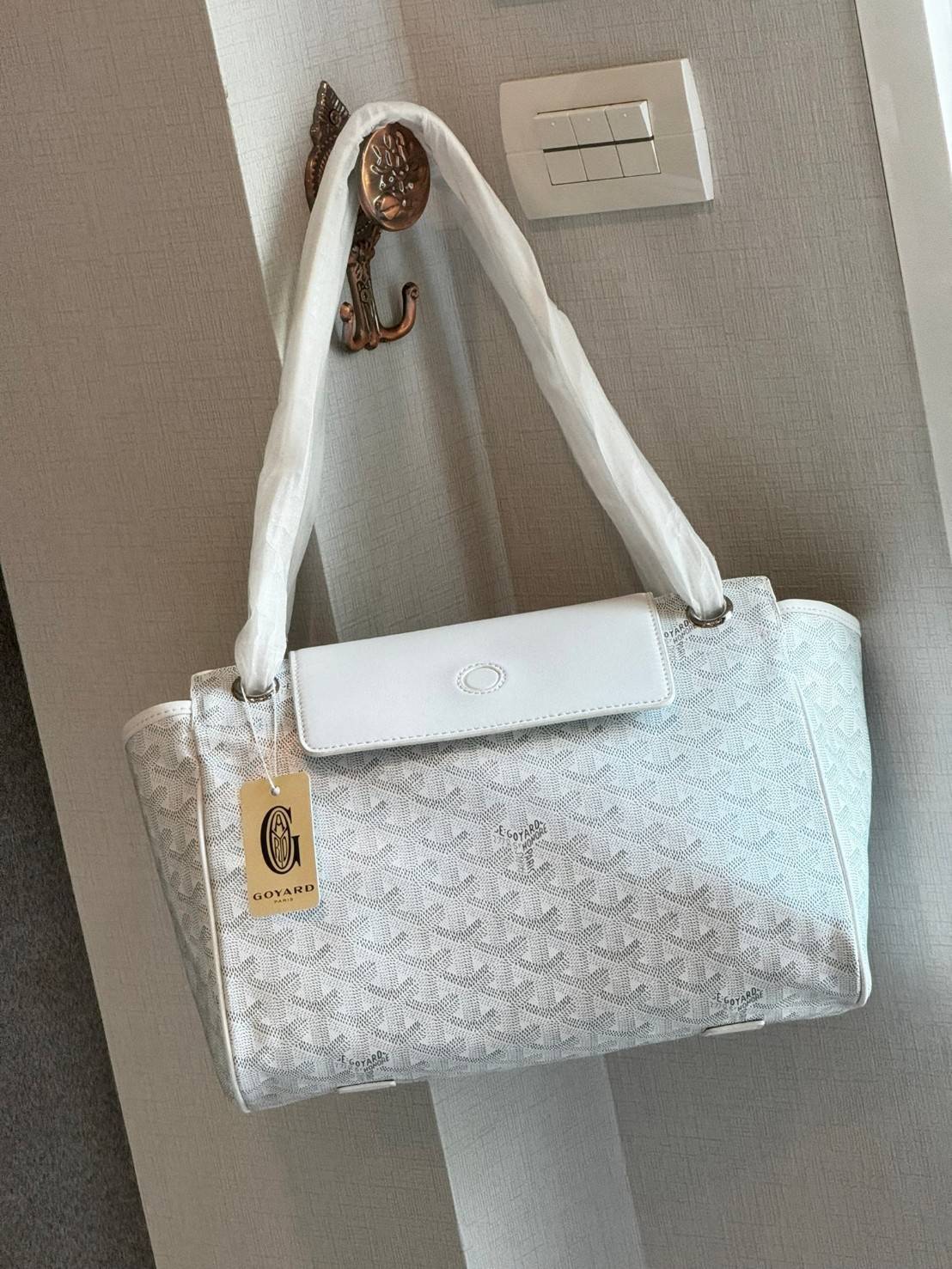 พร้อมส่ง 8 สี GOYARD Rouette Souple Bag 30cm กระเป๋าสะพายแบรนด์หรูสัญชาติฝรั่งเศส 🧡 เกรดออริจินอล 1:1 สลับแท้ ใช้งานต่างประเทศได้