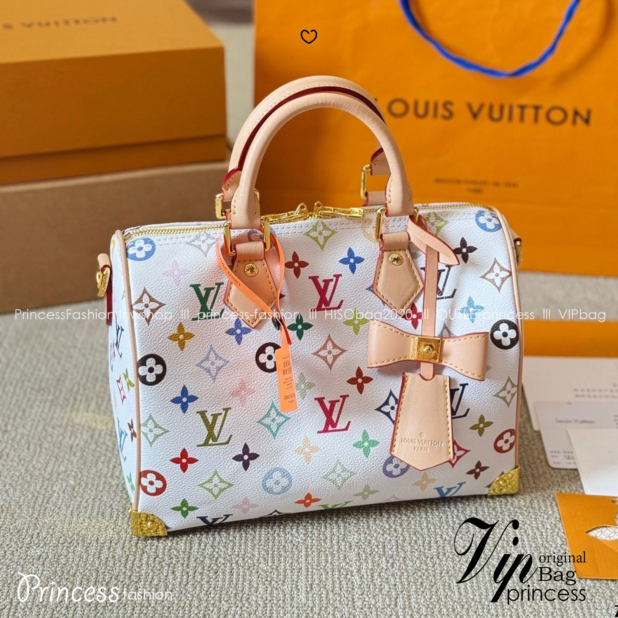 LV x TM Speedy Bandoulière 25 bag กระเป๋าทรงหมอน รุ่นใหม่ท็อปฮิต สวยหรูโดดเด่น มีชีวิตชีวาในคอลเล็คชั่น LV x Murakami ด้วยลายโมโนแกรมสุดไอคอนิกเปี่ยมสีสัน