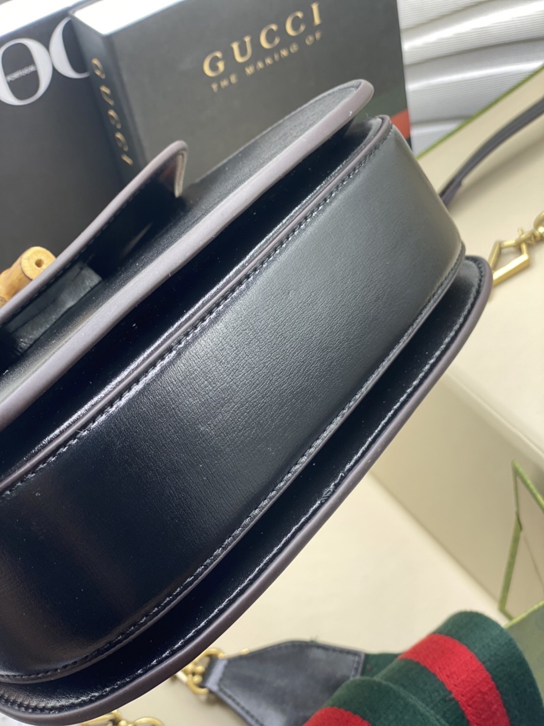 หนังแท้ Gucci Bamboo 1947 small top handle bag พร้อมส่งที่ไทย