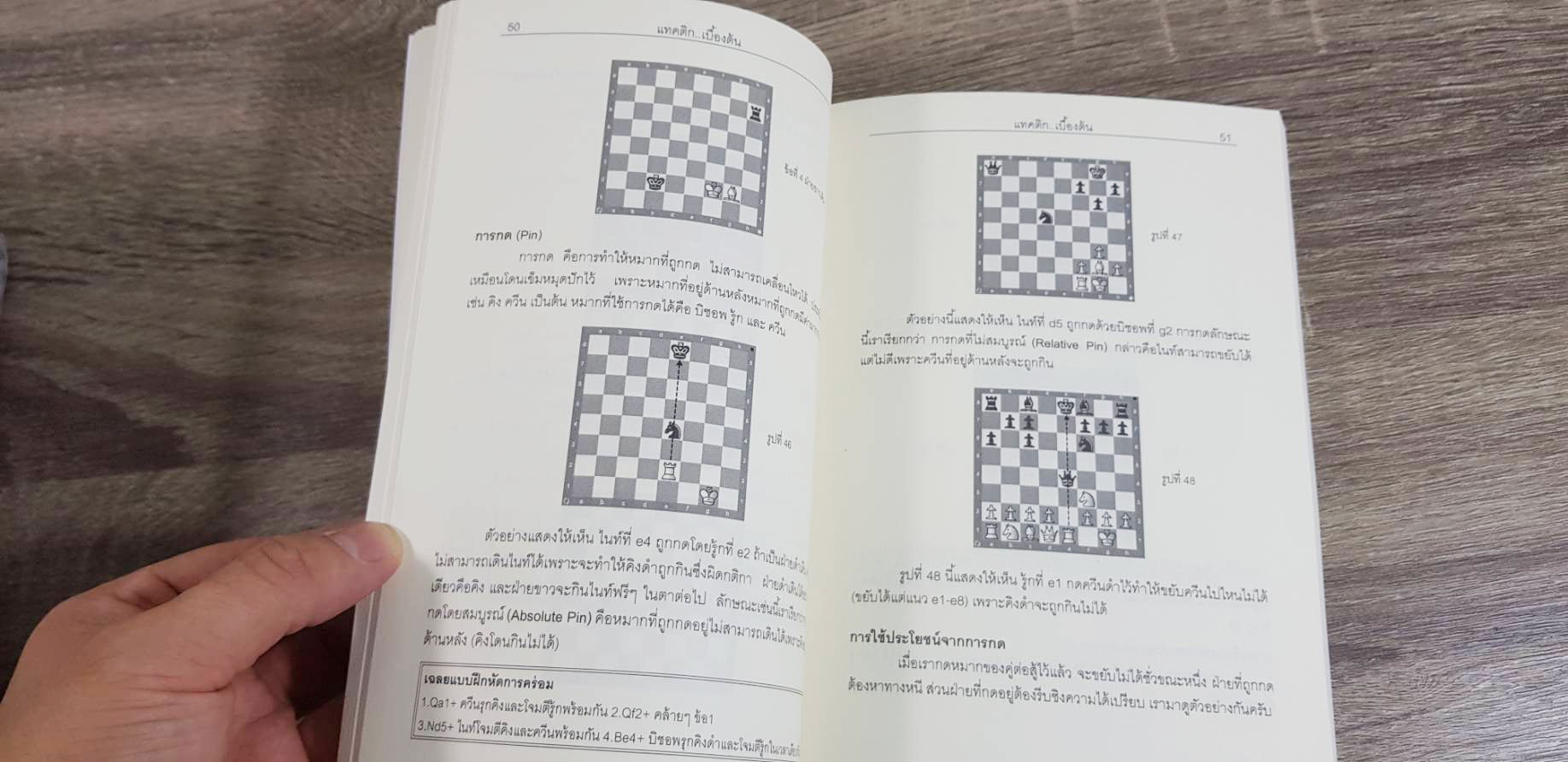 หนังสือหมากรุกสากลก้าวแรกสู่หมากรุกสากล 1 (ผู้เขียน Chorkim)