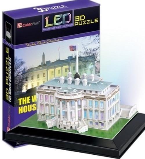 จิ๊กซอ 3 มิติ ทำเนียบขาวแบบเปล่งแสง(The White House LED )(No.L504h)