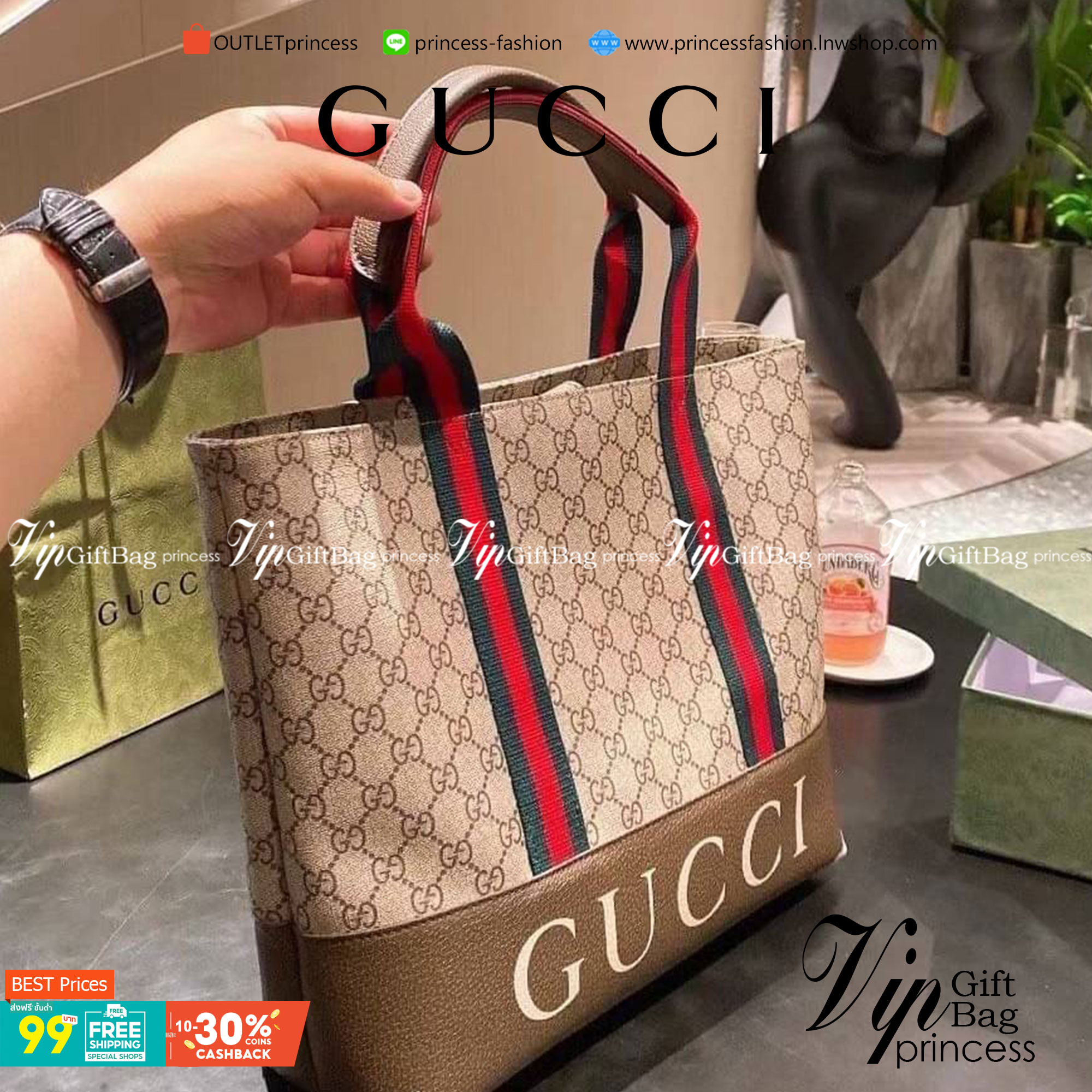 VIP 】Soft GG Supreme Ophidia Tote | GUCCI พร้อมส่งที่ไทย กระเป๋าถือ/สะพายไหล่ วัสดุผ้าแคนวาสและหนังแท้ ด้านในโล่งกว้าง จุของได้เยอะ ทนทาน ใช้งานได้บ่อย ทุกโอกาส ทุกสถานการณ์ เรียบหรูดูดี ไอเท็มแนะนำไม่ควรพลาดเลยค่า ราคาดีมากกก!!!